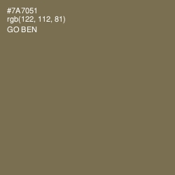 #7A7051 - Go Ben Color Image